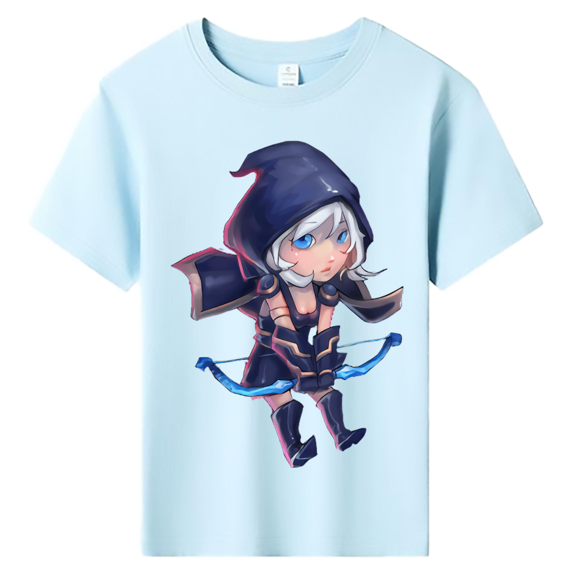 （画像用） リーグ・オブ・レジェンド League of Legends LOL 綿100％キッズTシャツ（フロントプリント）